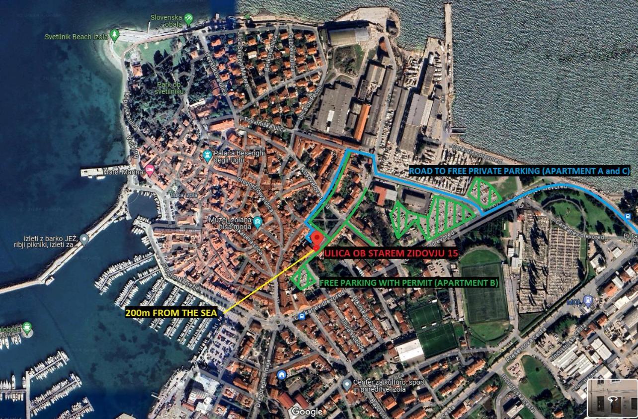 Arieli Apartments Izola Eksteriør bilde